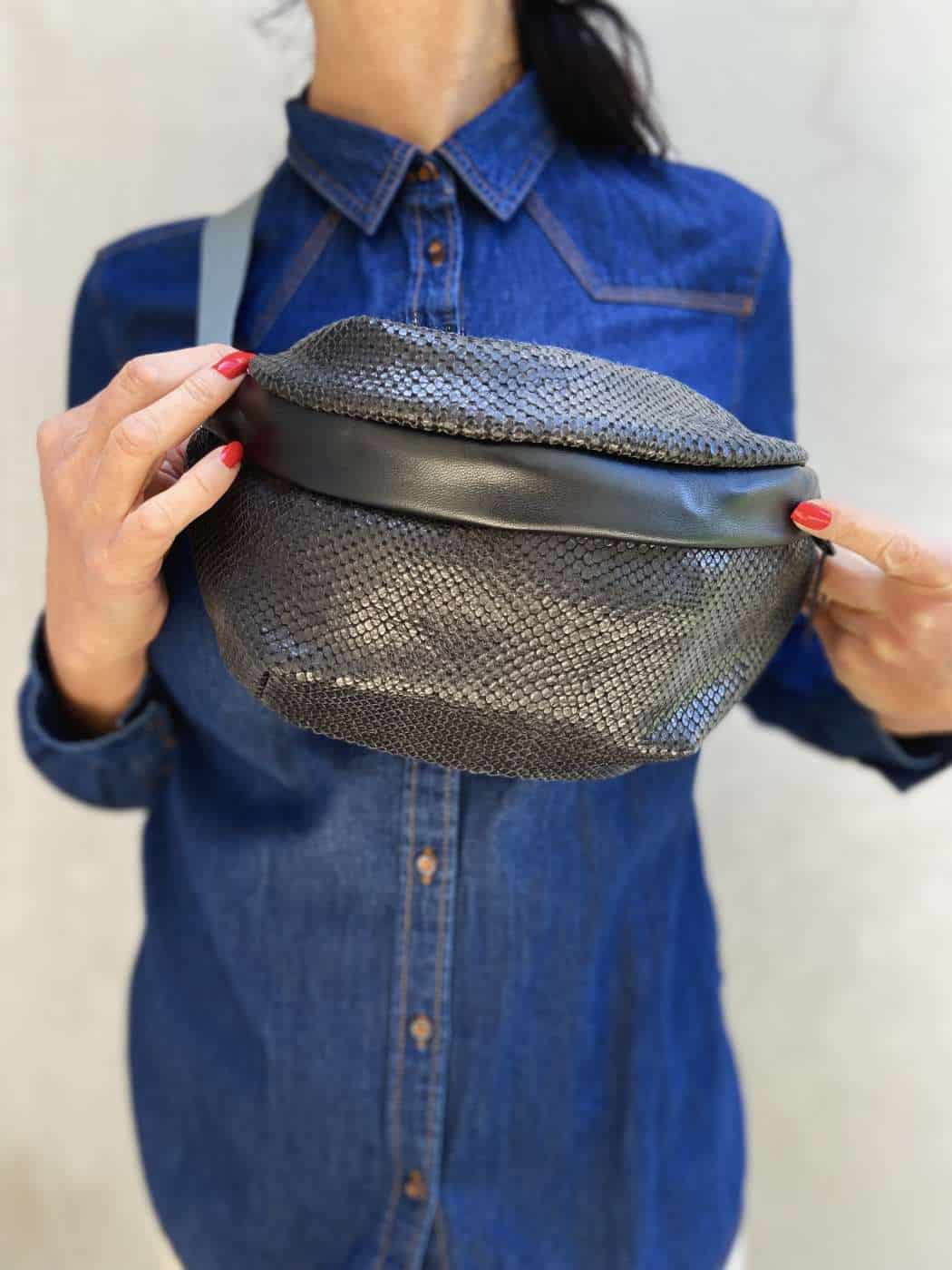 Unique handmade leather belt bag – made to stand out - Image 4