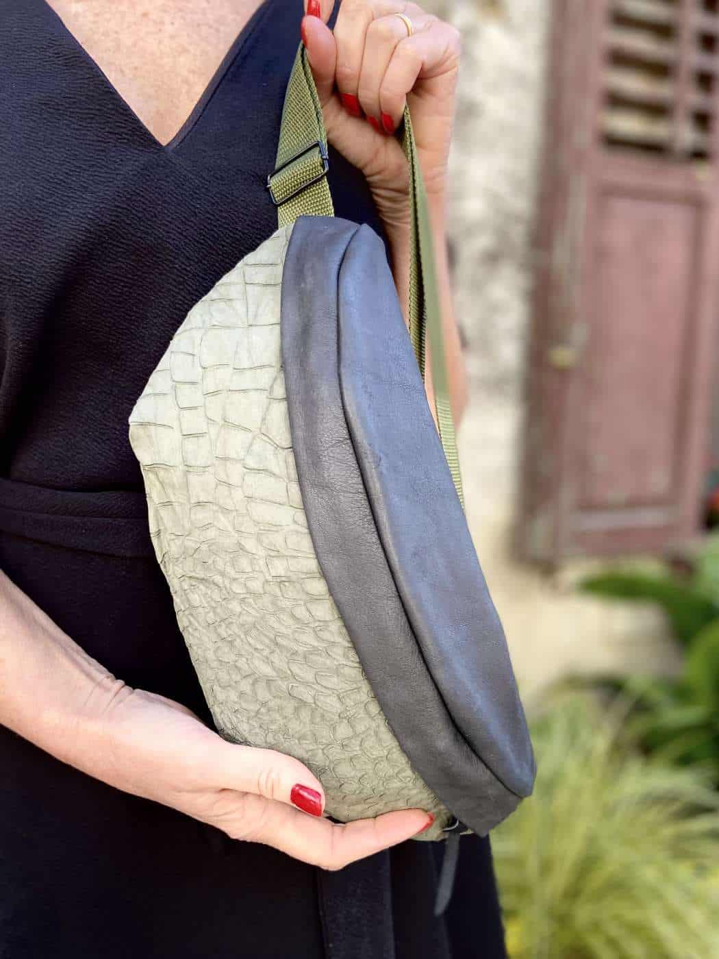 Unique handmade leather belt bag – made to stand out - Image 6
