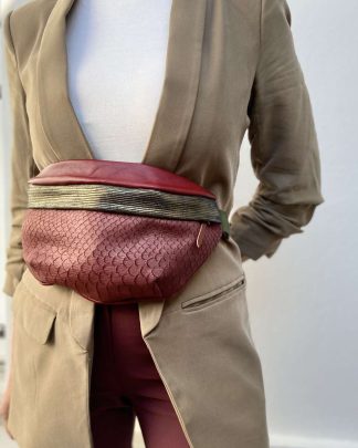 Unique handmade leather belt bag – made to stand out