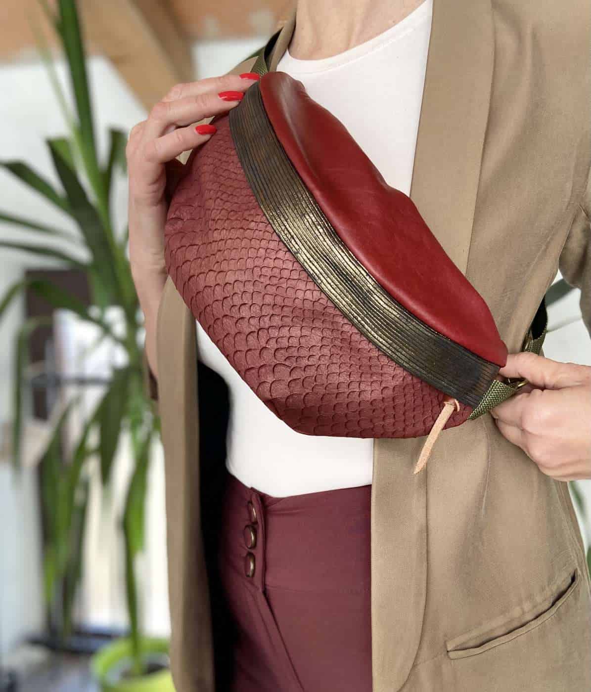 Unique handmade leather belt bag – made to stand out - Image 5