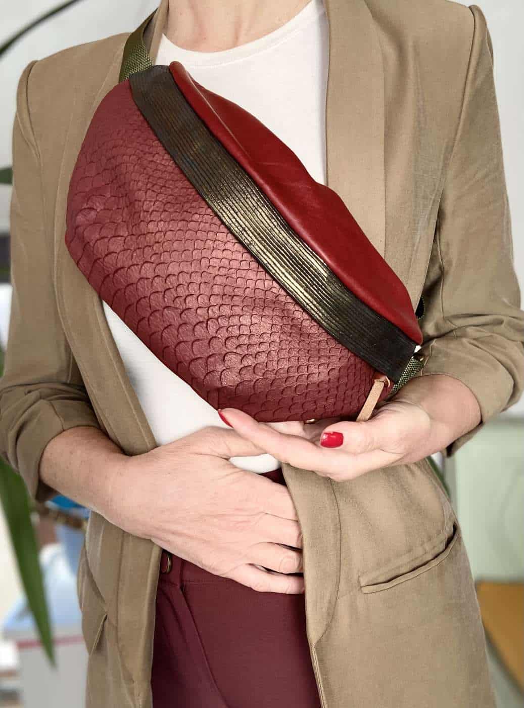 Unique handmade leather belt bag – made to stand out - Image 4