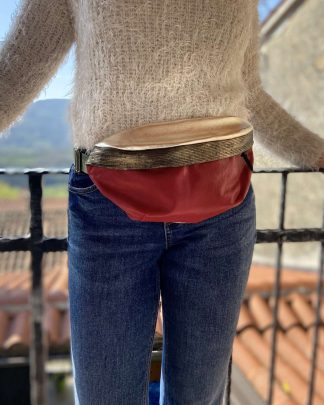 Unique handmade leather belt bag – made to stand out